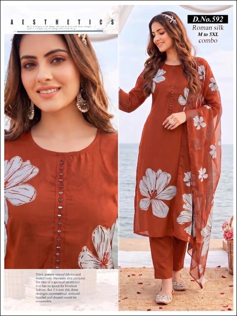 Desi kudi 3pcs fancy kurti wholesale market in mumbai